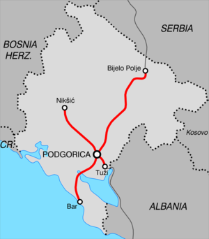 Railway Montenegro